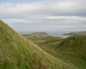 While Kintyre is not particularly mountainous, it has some steep hills like this one on Knockscalbert