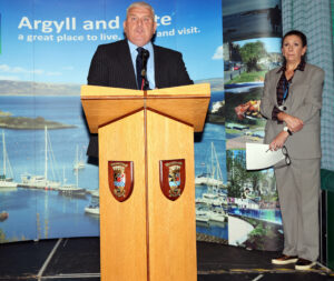 Councillor Donald Kelly said if democracy is to continue in Argyll and Bute, the council must engage with young voters. Photograph: Kevin McGlynn.