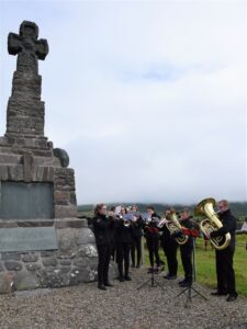 Campbeltown Brass performed before and during the service.