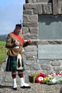 Colour Sergeant Robbie Semple, chairman of Glenbarr War Memorial Trust.